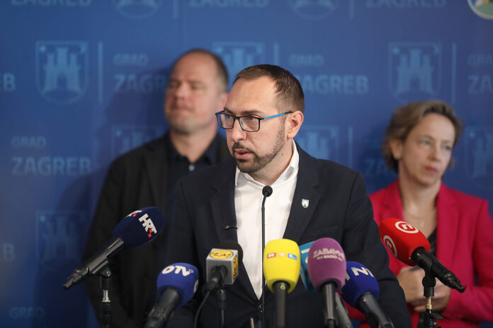 Zagreb, 20.05.2025 - Gradonacelnik Tomasevic predstavio program za provedbu javnog natjecaja