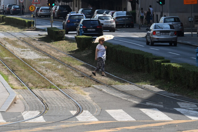 Zagreb, 16.08.2024 - Opustjeli grad zbog velikih vrucina i ljetnih praznika