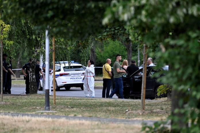 Zagreb, 06.07.2025 - Na Aveniji Gojka Suska iz vatrenog oruzja ubijen muskarac, policijski ocevid je u tijeku