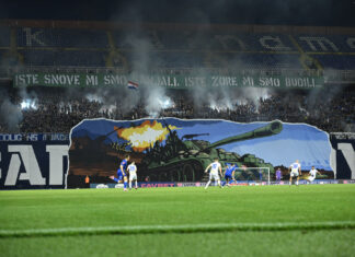 Boysi pripremili moćnu koreografiju na Maksimiru: Dinamo izdominirao u drugom poluvremenu