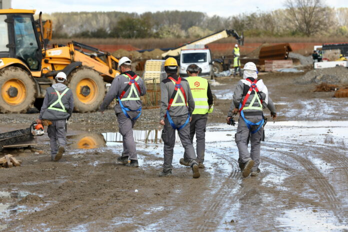 Osijek, 04.11.2023 - Gradiliste tvrtke Jabil u eko industrijskoj zoni Nemetin