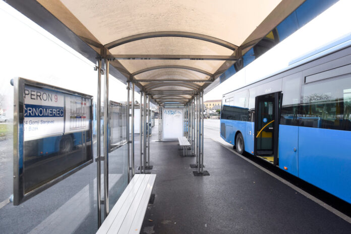 Zagreb, 23.01.2021 - I dalje teku radovi na uredjenju okretista autobusa ZET-a na Crnomercu