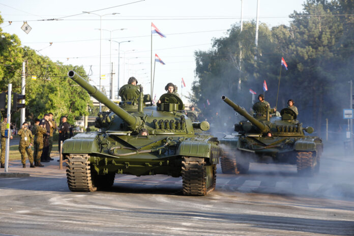 Zagreb, 31.07.2025 - Svecani vojni mimohod povodom 30.obljetnice VRO Oluja