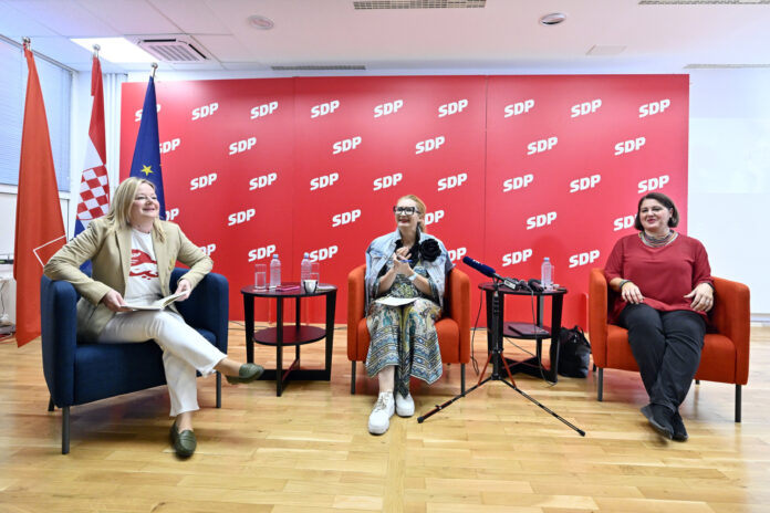 Zagreb, 20.09.2025 - Okrugli stol u organizaciji SDP-a u povodu Nacionalnog dana borbe protiv nasilja nad zenama