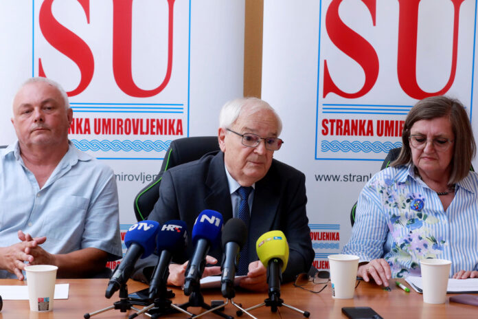 Zagreb, 13.08.2025 - Konferencija Stranke umirovljenika s temom Nezakonitosti u mirovinskom osiguranju