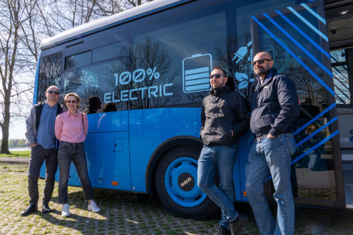 Zagreb, 05.04.2025 - Predstavljen prvi od ukupno cetiri nova ZET elektricna autobusa za gradski prijevoz