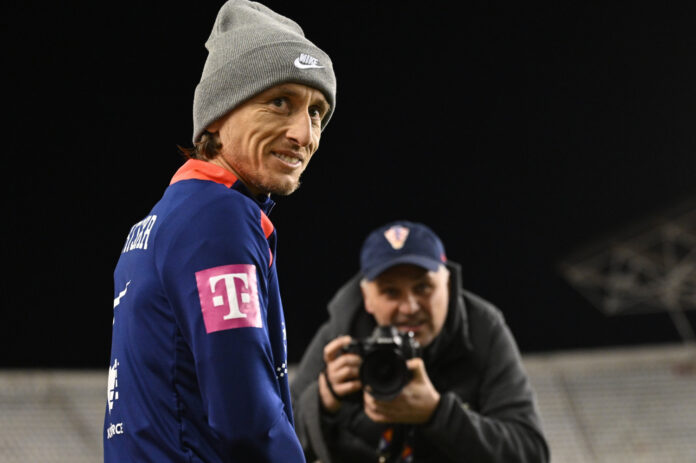 Split, 19.03.2025 - Nogomet: Trening hrvatske reprezentacije uoci utakmice protiv Francuske u Ligi nacija