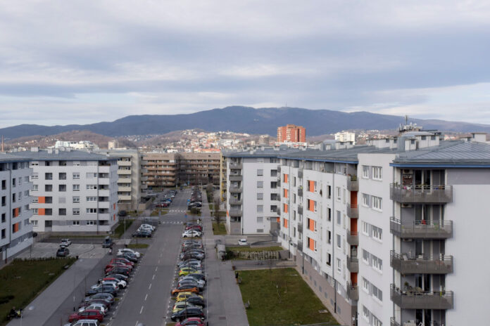 Zagreb,26.02.2019 - Novoizgradjena zgrada na adresi Ivana Rabara 1a i 1b