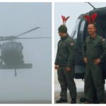 Hrvatsko zrakoplovstvo spasilo Djeda Božićnjaka: Prevezli ga Black Hawkom i ostavili u Zagrebu