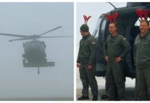 Hrvatsko zrakoplovstvo spasilo Djeda Božićnjaka: Prevezli ga Black Hawkom i ostavili u Zagrebu